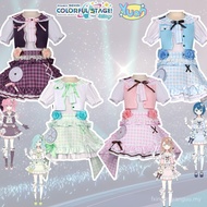PJSK Project SEKAI 4th Anniversary Cosplay Costume - Haruka Aoi, Momoi Airi, Hanasato Minori - Women