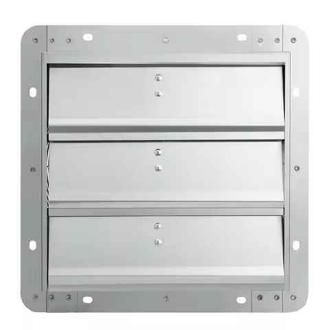 10'' Shutter Exhaust Fan, High-speed 820 CFM, Aluminum Wall Mount Attic Fan with AC-motor, Ventilati