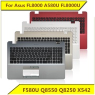New For Asus FL8000 A580U FL8000U F580U Q8550 Q8250 X542 Keyboard C Shell For Asus Notebook