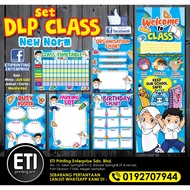 Set Keceriaan Kelas DLP (DLP Class) + PARKING LOT + REWARD CHART