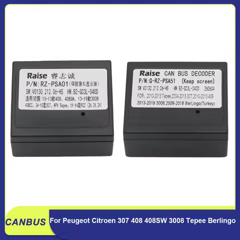 CANBUS Decoder Harness For Peugeot Citroen 307 408 408SW 3008 Tepee Berlingo RCZ RZ-PSA01 G-RZ-PSA51