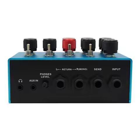 Compact Pedalboard Amp Mosky Bright Flame Tube-Like Power/cab Sim Stereo Di Out Fx Loop True Amp Alt