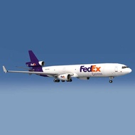 1:100 Fedex Md-11 Cargo Transporter Airplane Paper Model Assembled Simulation Ornaments Collection