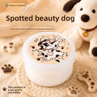 Dalmatian Dog Cream Slime Borax-Free Thick Butter Slime Stress Relief Toy for Kids Adults