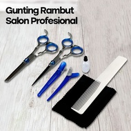 NV1 KNIFEZER Salon Hair Scissors Set 7in1 Buffing Stainless Steel 4Cr13 - BHT002