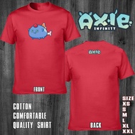 ✸ ❀ ◰ AXIE INFINITY Axie Cute Blue Aqua Monster Shirt Trending Design Excellent Quality T-Shirt (AX