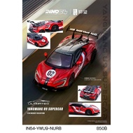 IN64-YWU9-NURB-YANGWANG U9 NURBURGRING TEST CAR 2025 WORLD FASTEST EV SUPERCAR DIECAST SCALE MODEL I