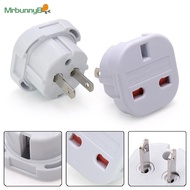 <BIG DISCOUNTS> 2pc UK to US America Canada Tourist Travel Plug Power Mains Adaptor - White❀