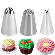 336# 234# 352#3件套裱花嘴 304 Stainless Steel Cream Cake Baking Tool