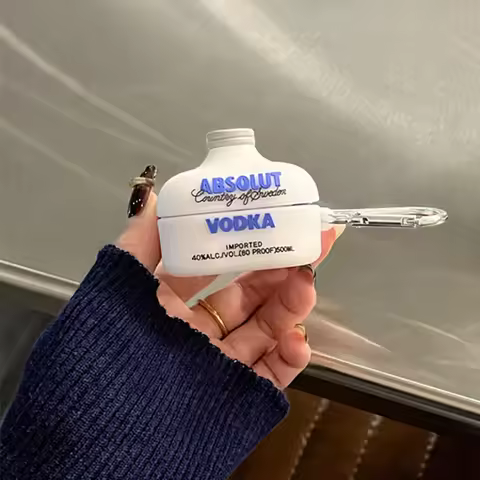 For Samsung Galaxy Buds3 Pro Buds FE/Buds 2 pro/Buds Live/Buds pro/Buds 2,Wine Bottle Design Silicon