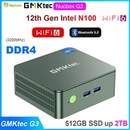 GMKtec G3 12th Gen Intel N100 Mini PC Nucbox G3 Windows 11 DDR4 16GB 512GB NVME SSD Wifi6 BT 5.2 Mini Gaming PC