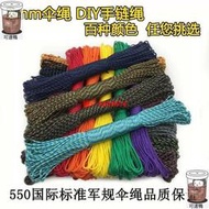 【可開發票】2mm傘繩手鏈編織線 DIY手環細圓繩子配件編織材料 寶樂珠編織繩