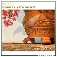 【Up to 150kg】Baba Ornamental Pot Feet Large Size 花盆垫龙脚 Pasu Kaki (H5cm x L10cm x W5cm)