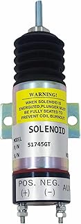 SPJIUQI 51745GT 2-Terminal 12V Choke Solenoid Compatible with Genie Lift GS-2668 RT GS-2669 RT GS-32