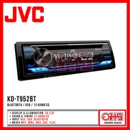 JVC KD-T952BT เครื่องเสียงติดรถยนต์แบบมีซีดี พร้อมฟังชั่น Bluetooth / USB / 13-Band EQ / ไฟเรืองแสงท