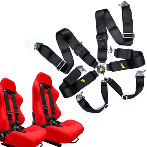 4/5/6 Point Seat Belt Racing Seat Belt Holder High Strength Car Safety Seat Belt Harness Car Accesso