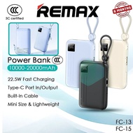 【3C Certified】Remax FC-13 10000mAh Powerbank 22.5W Fast Charging Remax FC-15 20000mAh 3C Powerbank