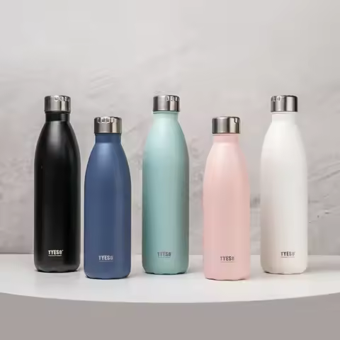 304 Stainless Steel Thermos Bottle Large Capacity Coffee Cups Portable Outdoor Climbing Car Water Bo