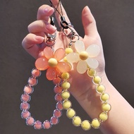 [B737] PORTABLE TELEPHONE INS HANDMADE BEADS CRYSTAL HAND LANYARD KOREAN COLORFUL