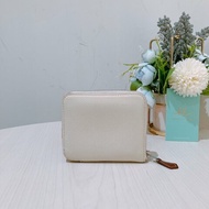 TK1991	愛馬仕 散子包 Hermes Silk In Compact Coin Case Blanc Stamp U