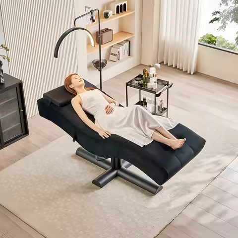 Salon Eyelash Bed Home Leisure Lounger Facial Spa Head Massage Bed Beauty Care Bed SPA Furniture