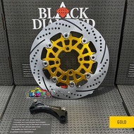 PIRINGAN CAKRAM BLACK DIAMON FLOATING 260MM VARIO 110 125 150 OLD LED BEAT FI ESP STREET DELUXE SCOO