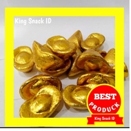 500 GR COKLAT MAS YUAN BAO / COKLAT EMAS UANG KUNO CHINA / YUANPAO