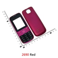 เคสฝาครอบที่อยู่อาศัยโทรศัพท์มือถือปุ่มกดสำหรับ Nokia 2310 2690 2730ที่หุ้มเครื่องอะไหล่แบตเตอรี่ด้า