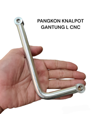 Pangkon Knalpot L Dudukan Knalpot Model L CNC
