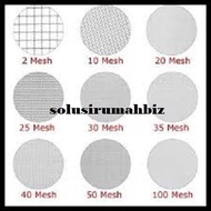 PER 100 CM Ayakan Ss Custom Wire Mesh pilih Stainless POTONGAN Per100cm Kawat Filter tebal 03mm an /