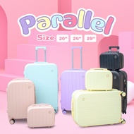 HUGE กระเป๋าเดินทาง รุ่น Parallel 5สี 4ขนาด14 20 24 29 ล็อค3รหัส ล้อหมุน360องศา กันน้ำ