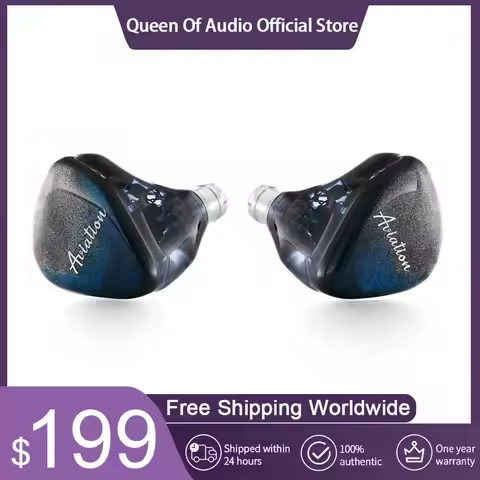 QoA Aviation In-Ear Earphone 3 Knowles BA+1 DD Hybrid IEMs Driver Monitor Headphone 0.78mm 2pin Cabl