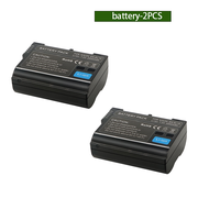PUANTES EN-EL15/EN-EL15C แบตเตอรี่ + ช่องเดียวเครื่องชาร์จ USB จับคู่กับ Nikon Z5 Z6 Z6III ZF7100 D7