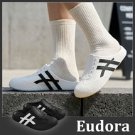 [Eudora] Front Wrapped Back Empty Waterproof Slippers Lazy Beach Flat Shoes Muller