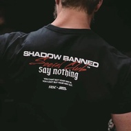 2025 GBRS Group's Heavyweight Fitness Trend Brand White Short-sleeved Fashion Printed Ice Silk Round