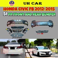 (SI) Honda Civic FB 2012-2015 SI Front Rear Bumper Grill Bodykit Diffuser Lip