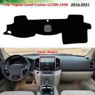 Dashboard Cover Pad for Toyota Land Cruiser LC200 2016 - 2021 Dash Mat Dashmat Accessories Sunshade 