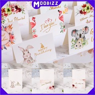 (Min.10pcs) Greeting Card Simple For Bouquet Gift Best Wishes Birthday Gift Card Kad Ucapan Murah Borong