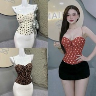 A706 - 2S Shirt with Elastic Mesh Cup Mai Bui Store (With V1 Pad)