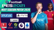 OPTION FILE PES 2021 PATCH 2025/2026 PS4 PS5PENDRIVE