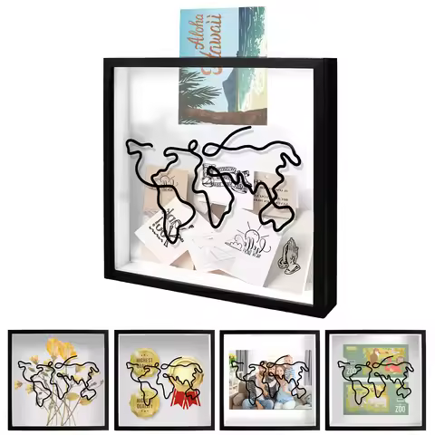 Souvenirs Photo Frames Map Box Adventure Archive Boxes Adventure File Box Money Box For Postcards Ti