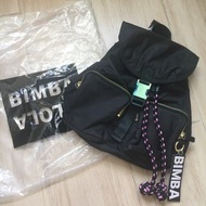 BIMBA Y LOLA black backpack 🎒 黑色尼龍背包