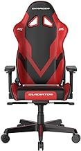 DXRacer G Series Modular Gaming Chair with Removable Seat Cushion and 4D Metal Armrest (Black &amp; Red)