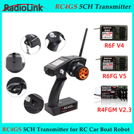 RadioLink เครื่องส่งสัญญาณ5CH V3 RC4GS 2.4G R4FGM R6F R6FG ไจโร V5ตัวรับสัญญาณสำหรับอาร์ซีรถเรือชิ้น