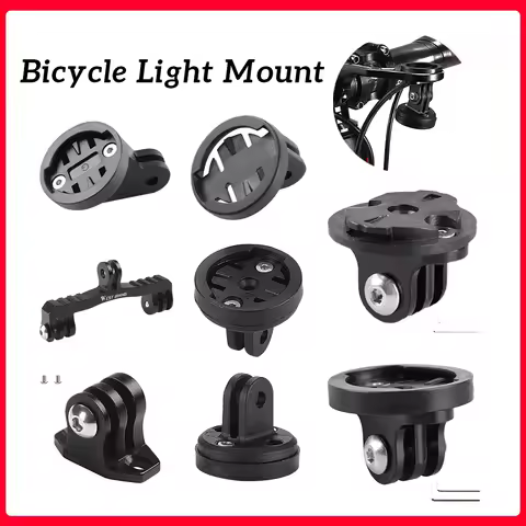 Bike Camera Mount Holder Bracket Adapter for Garmin Gopro Bicycle Camera Light Mount Bike Computer H
