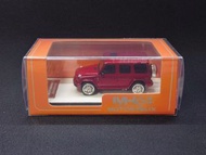 MotorHelix 1/64 限量樹脂模型車 Mercedes-Benz G-Class #red