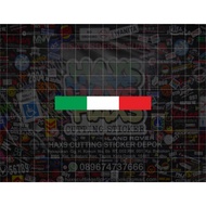 Italian Flag Cutting Sticker Italy Flag Size 7 cm for Car Motorcycle