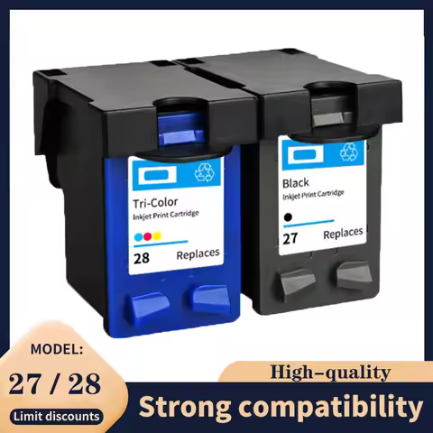 Compatible Ink Cartridges for HP27 For HP28 for HP 27 28 Deskjet 3320 3323 3650 Officejet 4255 5609 