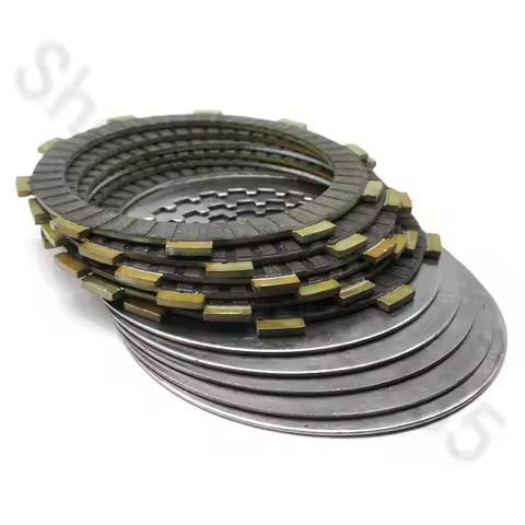 Motorcycle Clutch Friction Separator Drive Steel Plate Kit For Honda NX250 MD21 1988-1993 XR 250 R 1