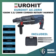 Eurohit AC-28RH 1080W 3.2J 3 IN 1 WARRANTY 6 MONTHS Rotary Hammer 3 Functions
